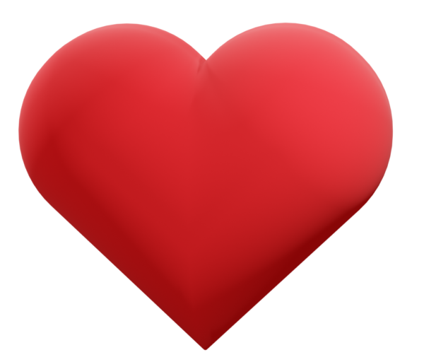 Red 3D heart