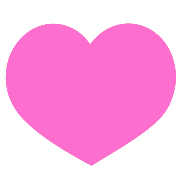 Pink heart for woo